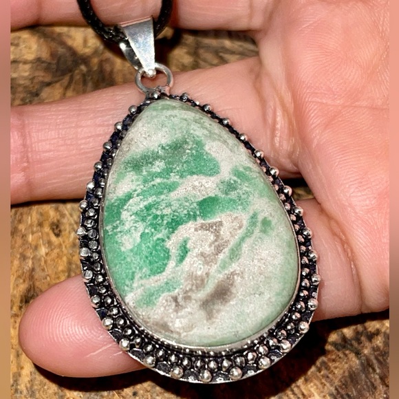 Variscite Pendant 2 1/4” - Picture 4 of 11